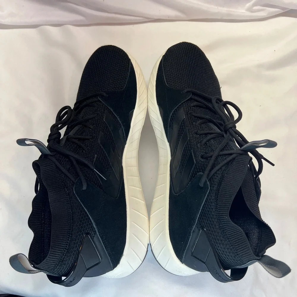 Adidas Questar Strike Mens Running Shoes Black White‎ Cloudfoam F97653 Size 13